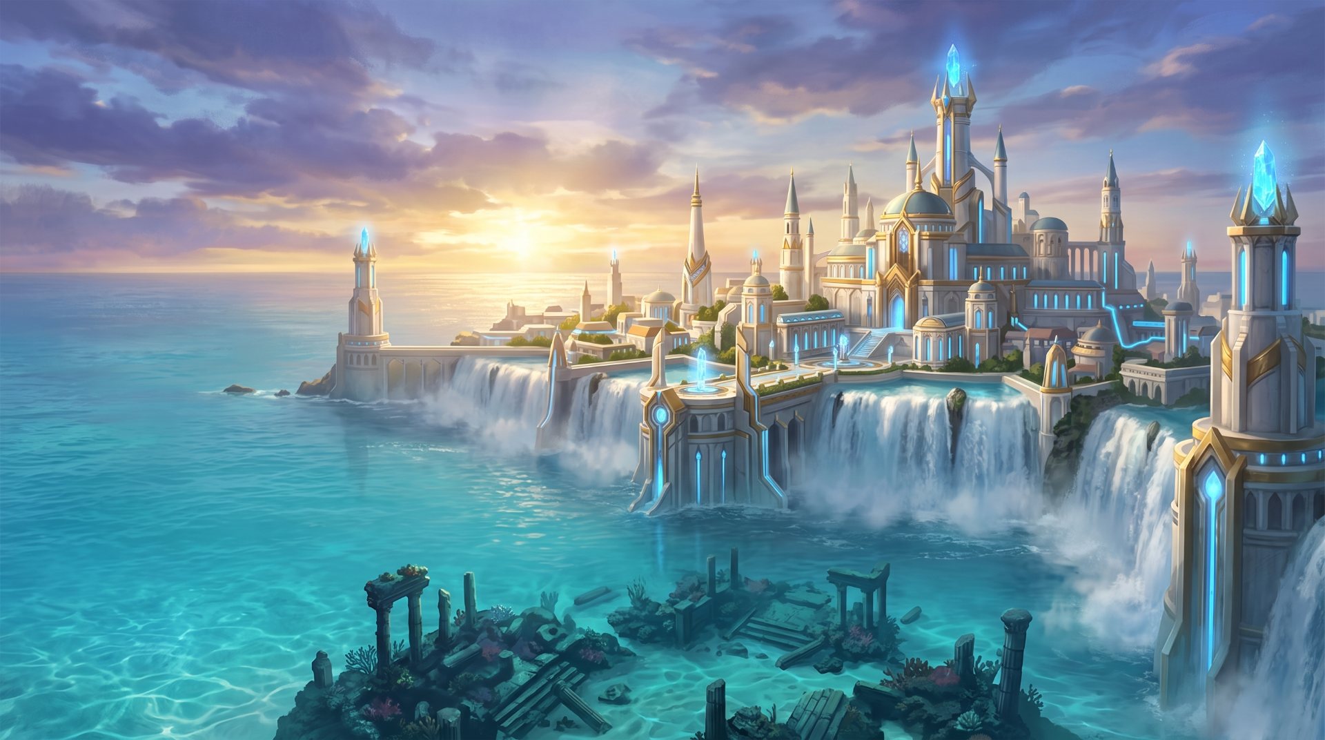 Gods of Atlantis concept art